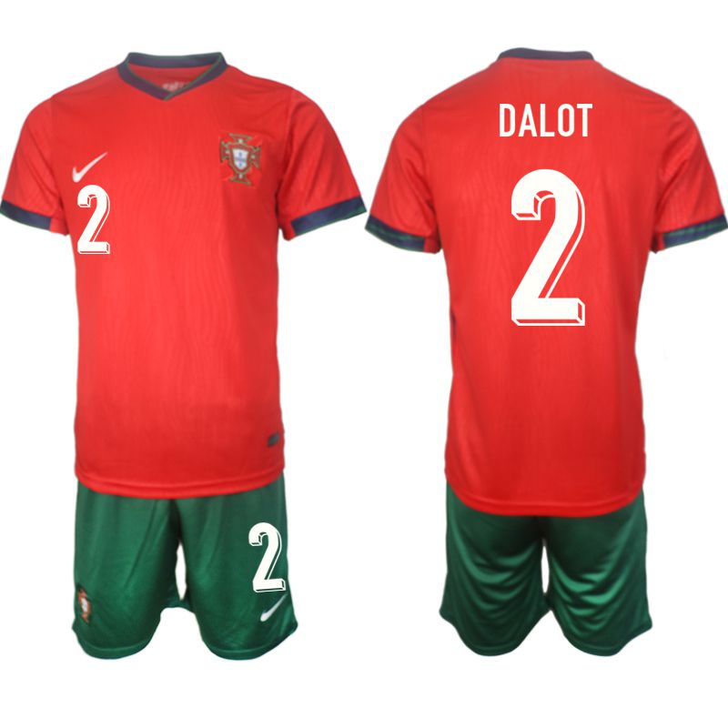 Men 2024-2025 Season Portugal home red 2 Soccer Jersey